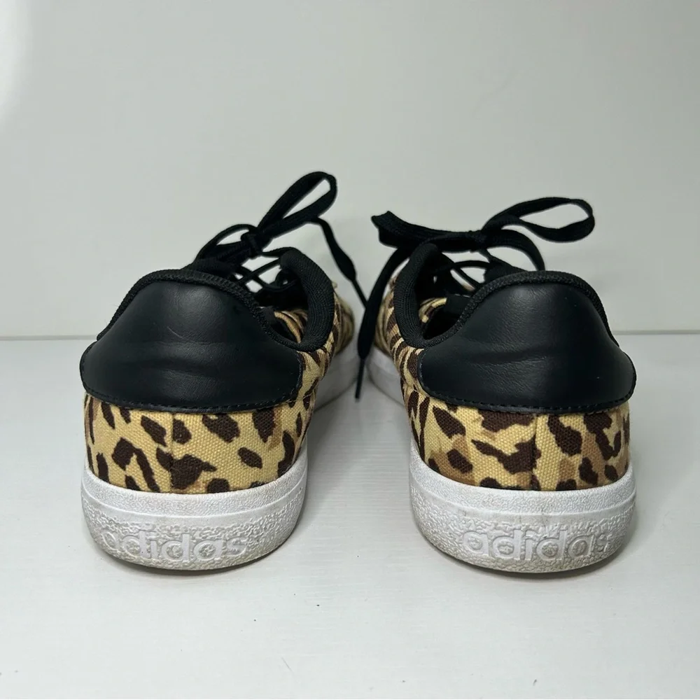 Adidas x FARM Rio Vulcraid3R Hazy Beige Leopard Print Skate Shoe Size 8